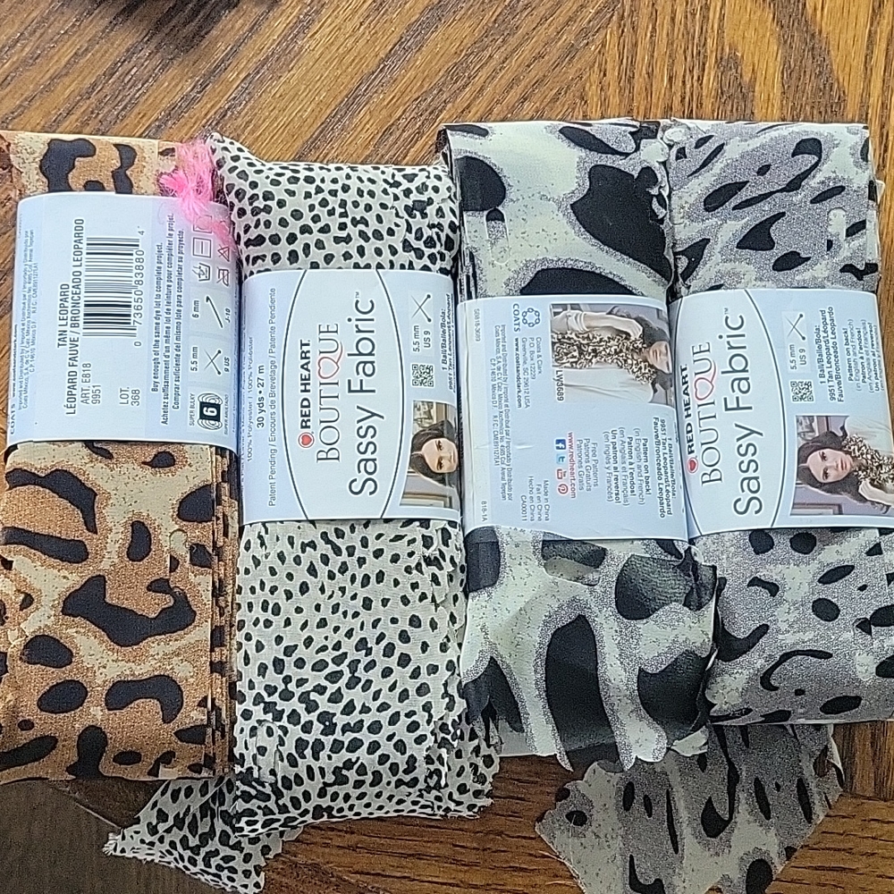 Sassy lace fabric 4 set